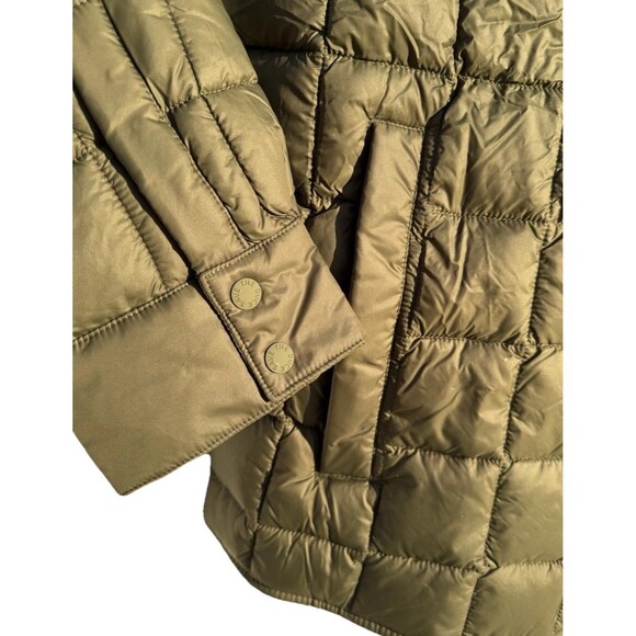 NWT Save The Duck Men's Quilted Titan Dusty Olive Shirt Jacket OEKO-TEX Large - Picture 13 of 16